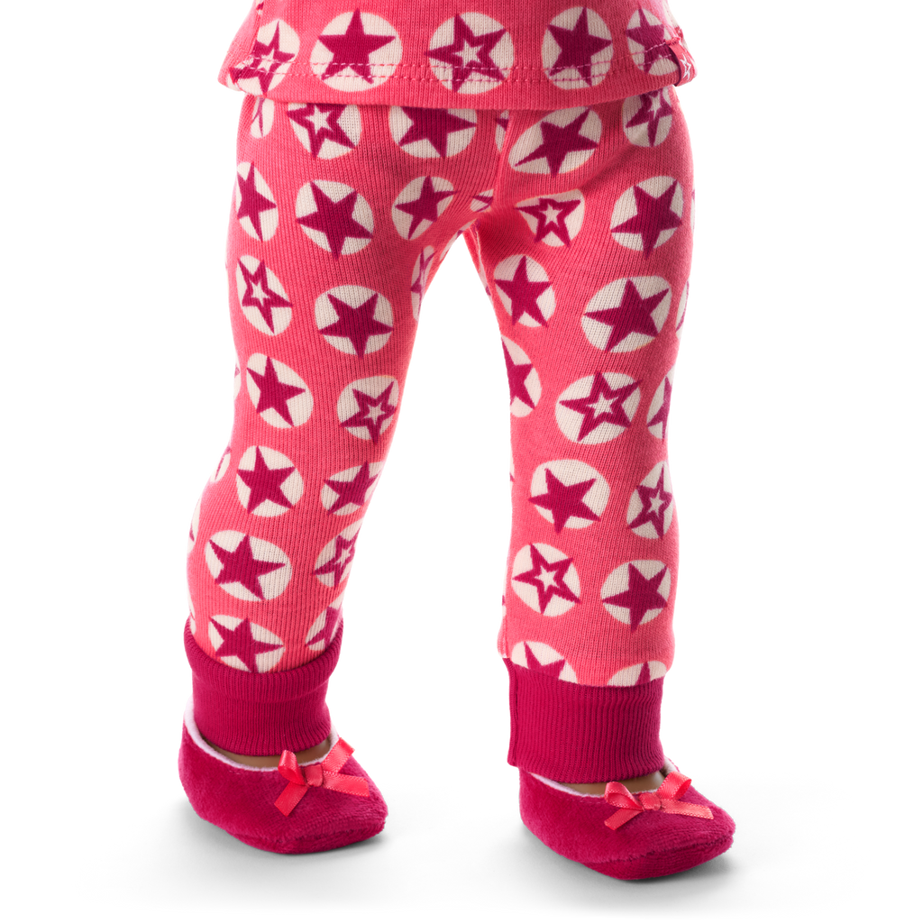 American Girl® x Hanna Andersson Berry Bright Stars Pajamas for 18-inch Dolls C5