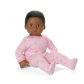Bitty Baby® Doll #1 with black hair in Pastel Pink D8