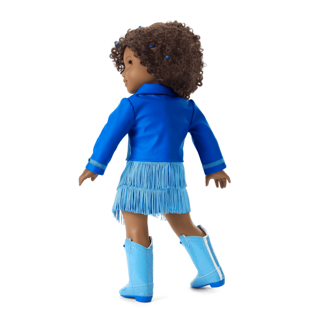 September Sapphire Sparkle Outfit for 18-inch Dolls C2