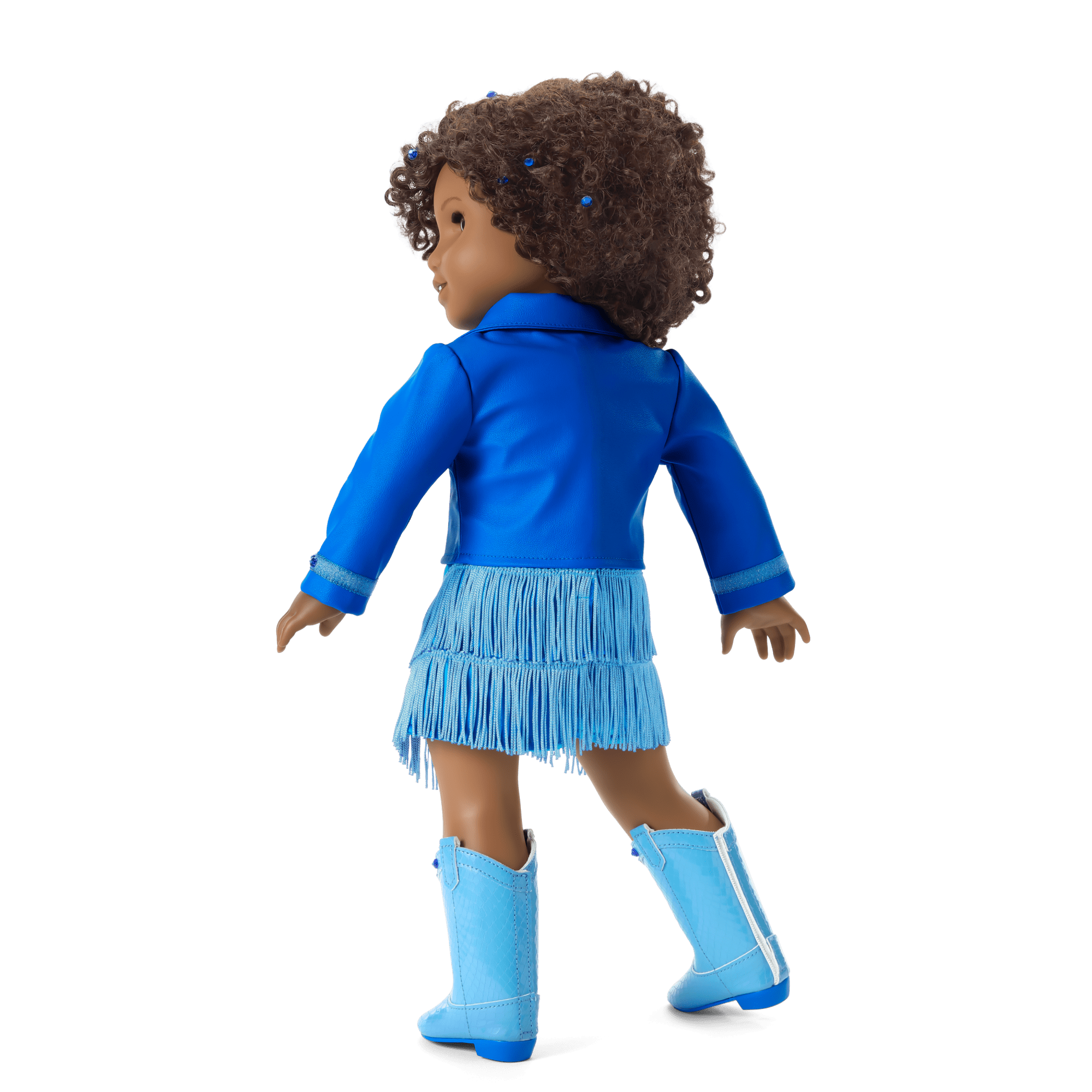 September Sapphire Sparkle Outfit for 18-inch Dolls C2