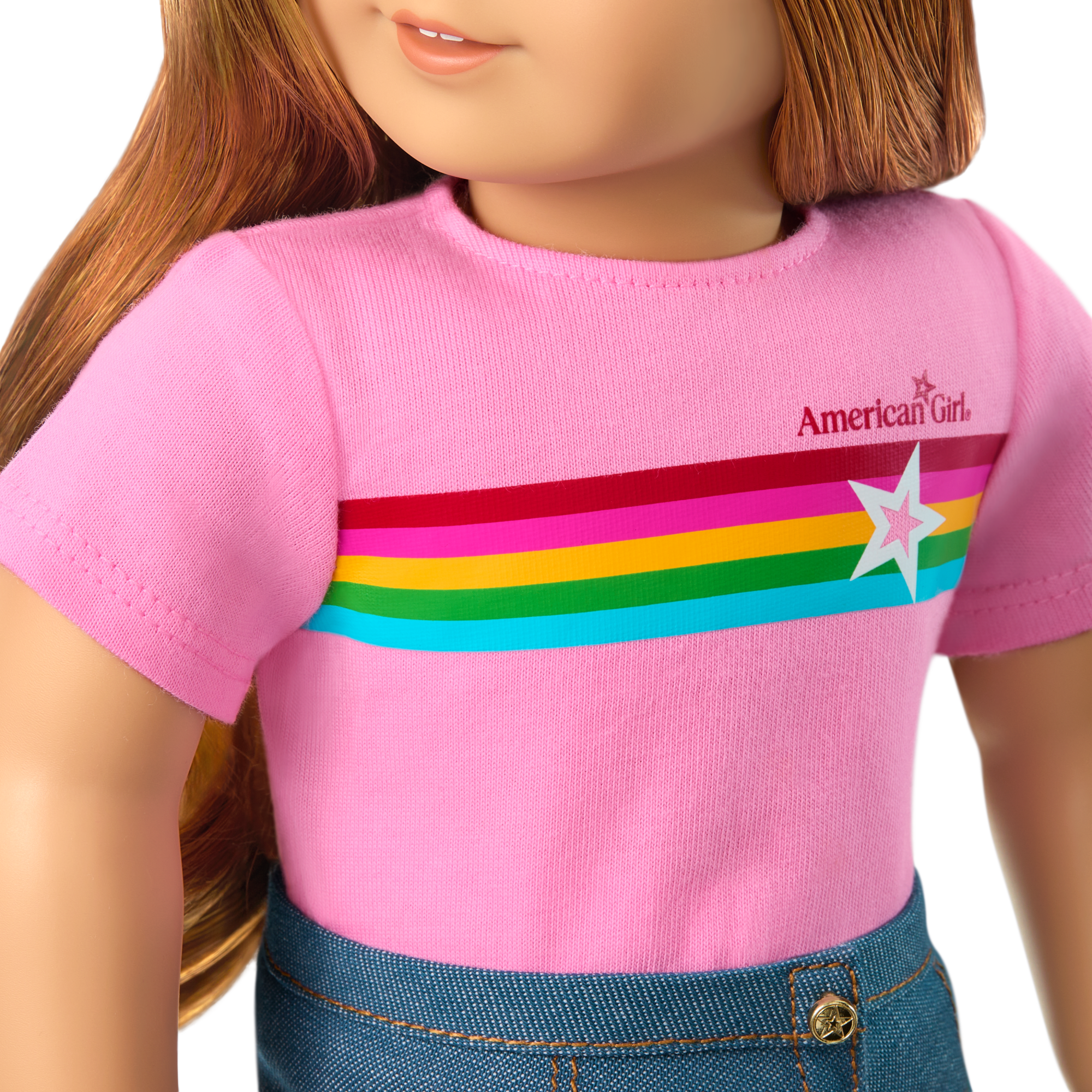 Truly Me™ 18-inch Doll #103 with wavy red hair A9