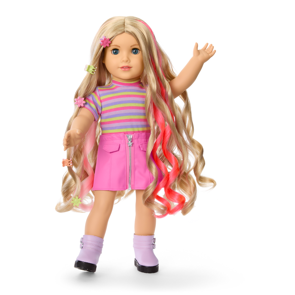 Long Hair Looks™ by Truly Me™ 18-inch Doll #133 & hair accessories C5