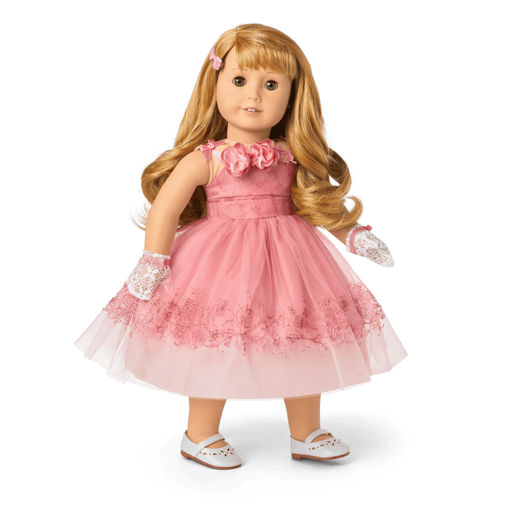 Maryellen’s™ Pretty Pink Dress for 18-inch Dolls (Historical Characters) D0