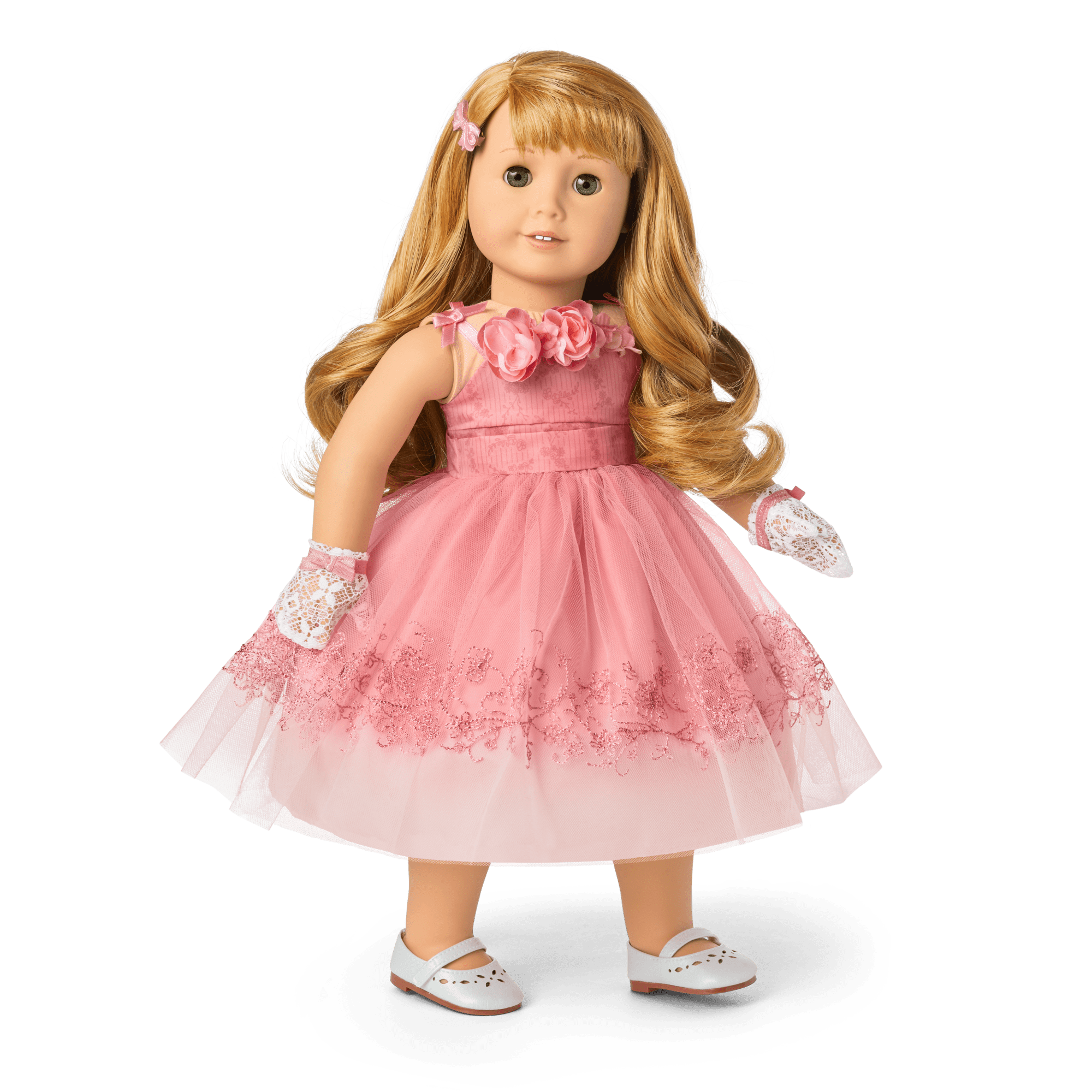 Maryellen’s™ Pretty Pink Dress for 18-inch Dolls (Historical Characters) D0