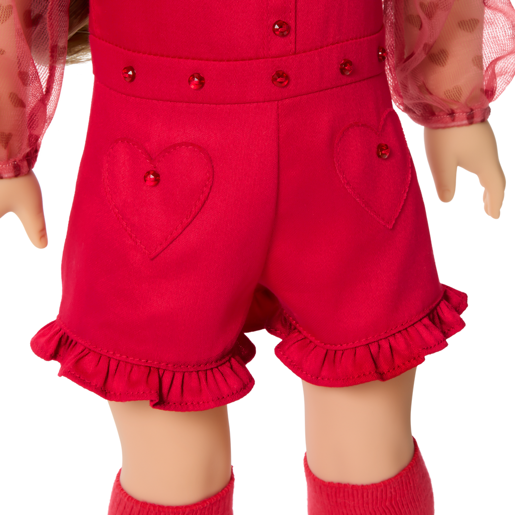 January Garnet Glam Outfit for 18-inch Dolls A1