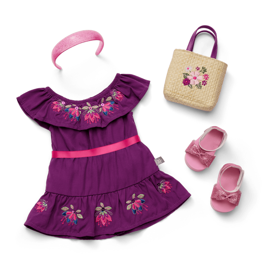 Raquel's™ Beach Party Dress for 18-inch Dolls (Girl of the Year™ 2026) B8