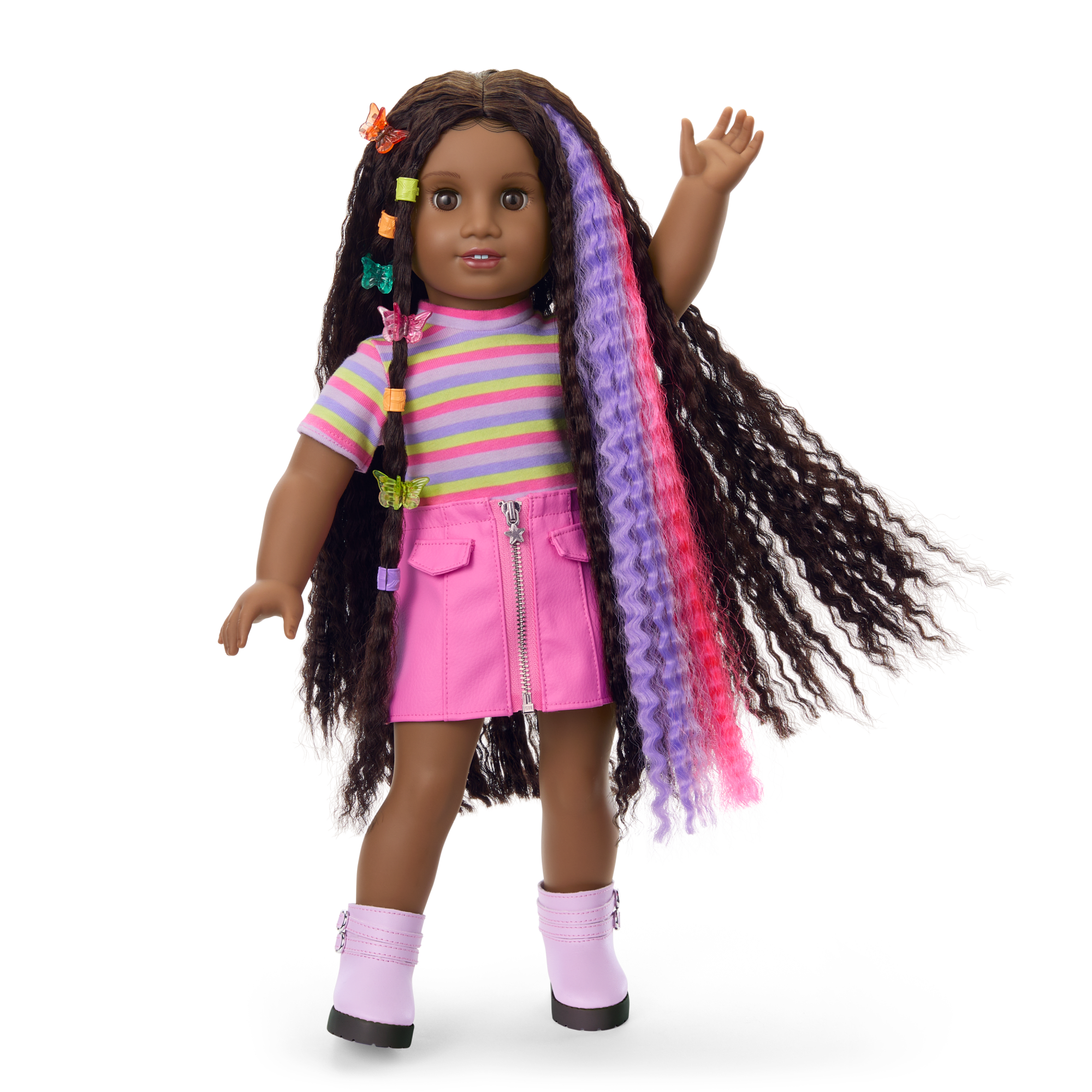 Long Hair Looks™ by Truly Me™ 18-inch Doll #135 & hair accessories C1