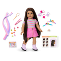 Long Hair Looks™ by Truly Me™ 18-inch Doll #134 & hair accessories E3