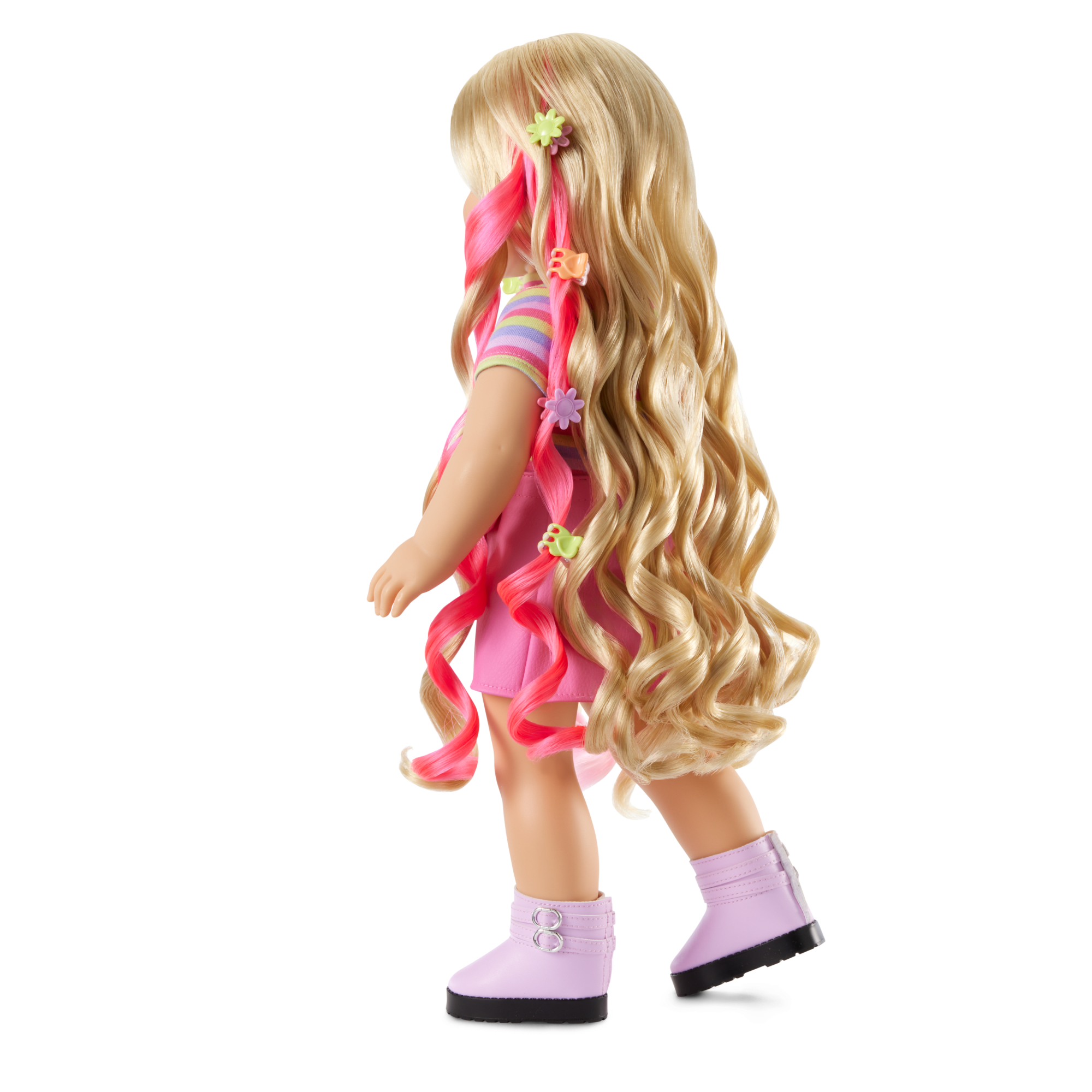 Long Hair Looks™ by Truly Me™ 18-inch Doll #133 & hair accessories C5
