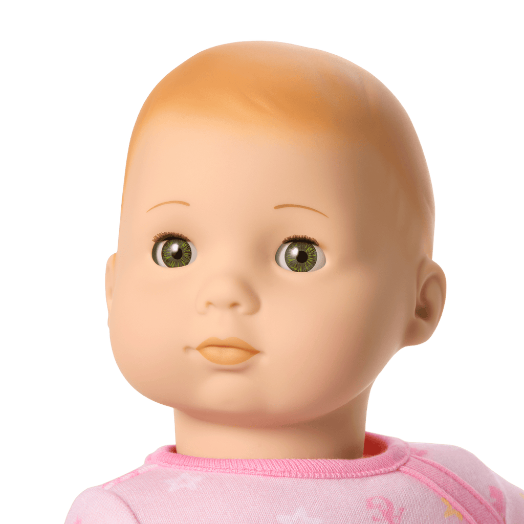 Bitty Baby® Doll #6 with red hair in Pastel Pink F0