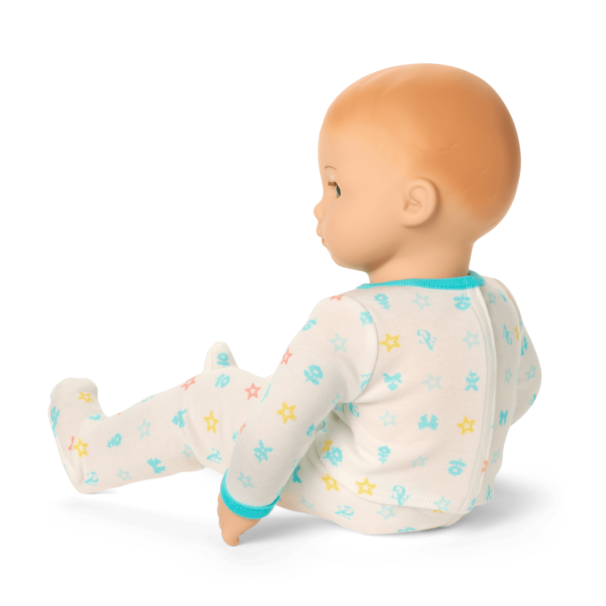 Bitty Baby® Doll #6 with red hair in Pastel Blue E8