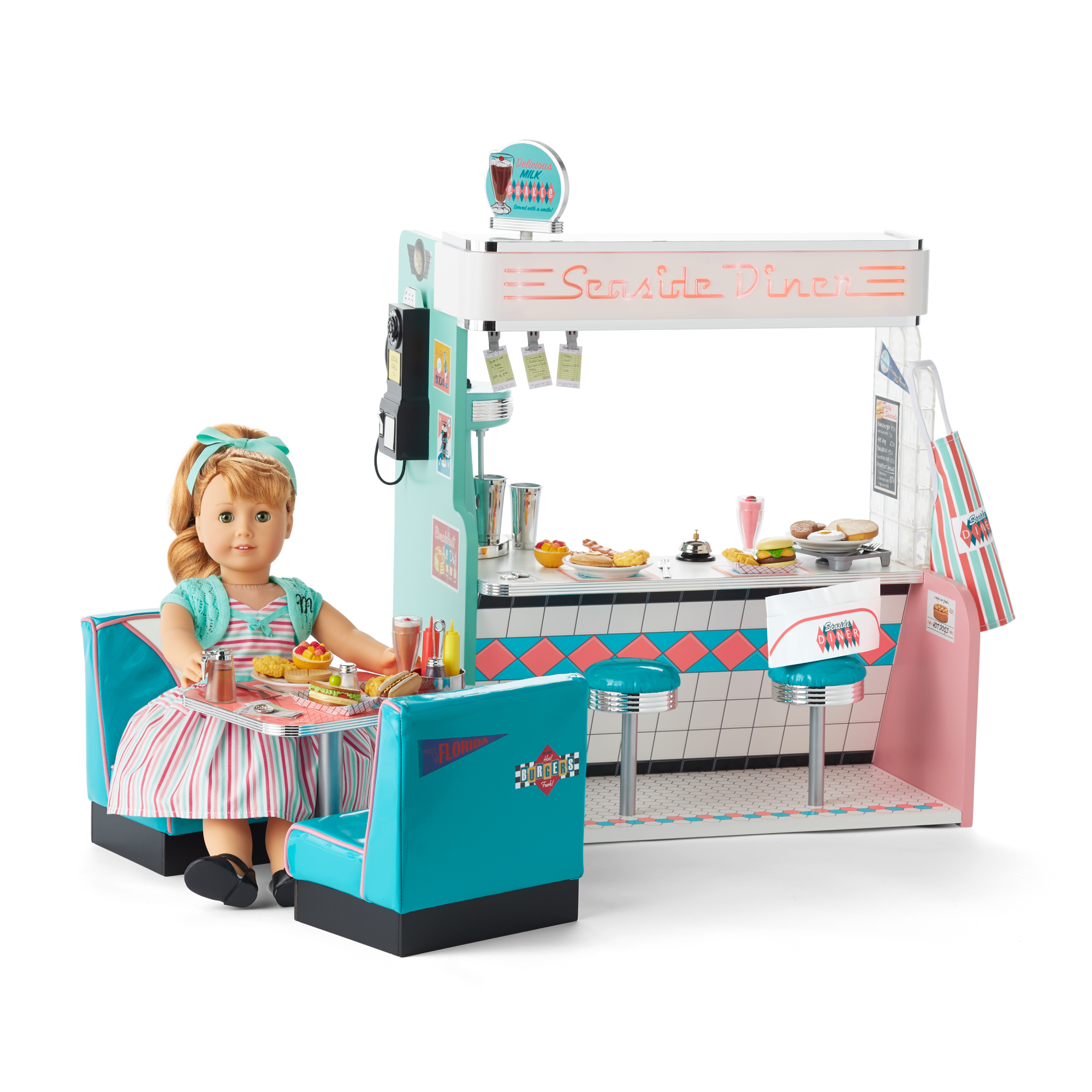 Maryellen’s™ Seaside Diner for 18-inch Dolls (Historical Characters) C6