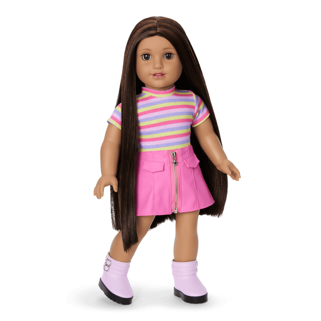 Long Hair Looks™ by Truly Me™ 18-inch Doll #134 & hair accessories E3