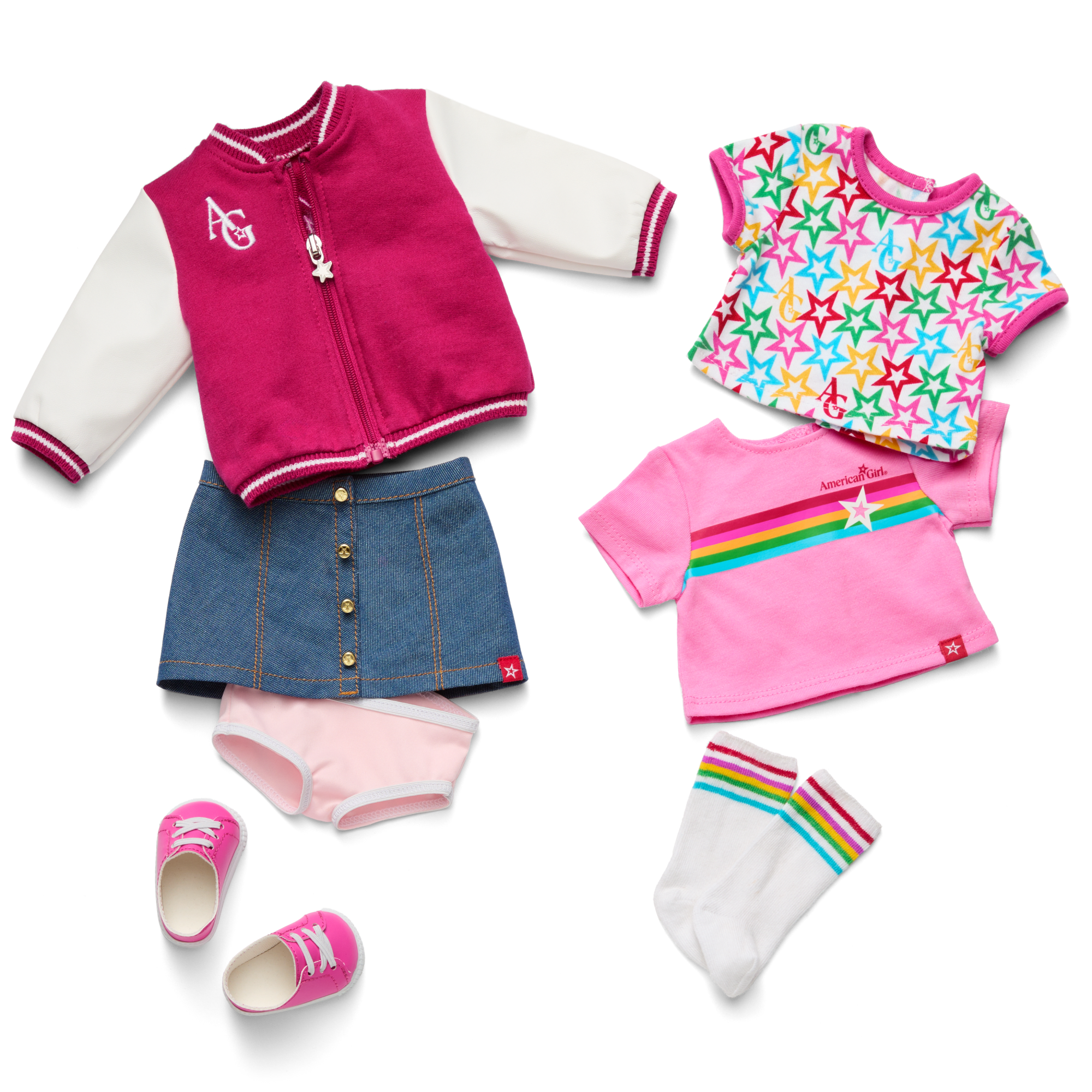 Truly Me™ 18-inch Doll #116 with wavy purple-and-pink hair C3