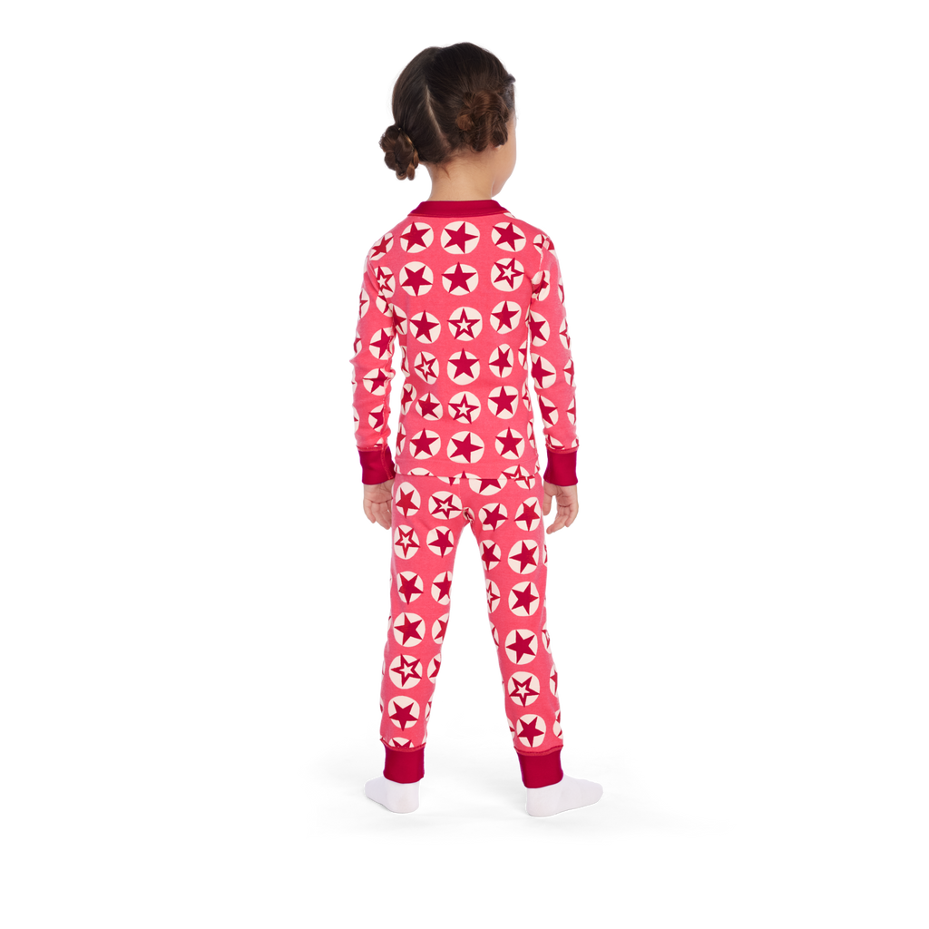 American Girl® x Hanna Andersson Berry Bright Stars Pajamas for Little Girls & Girls C9