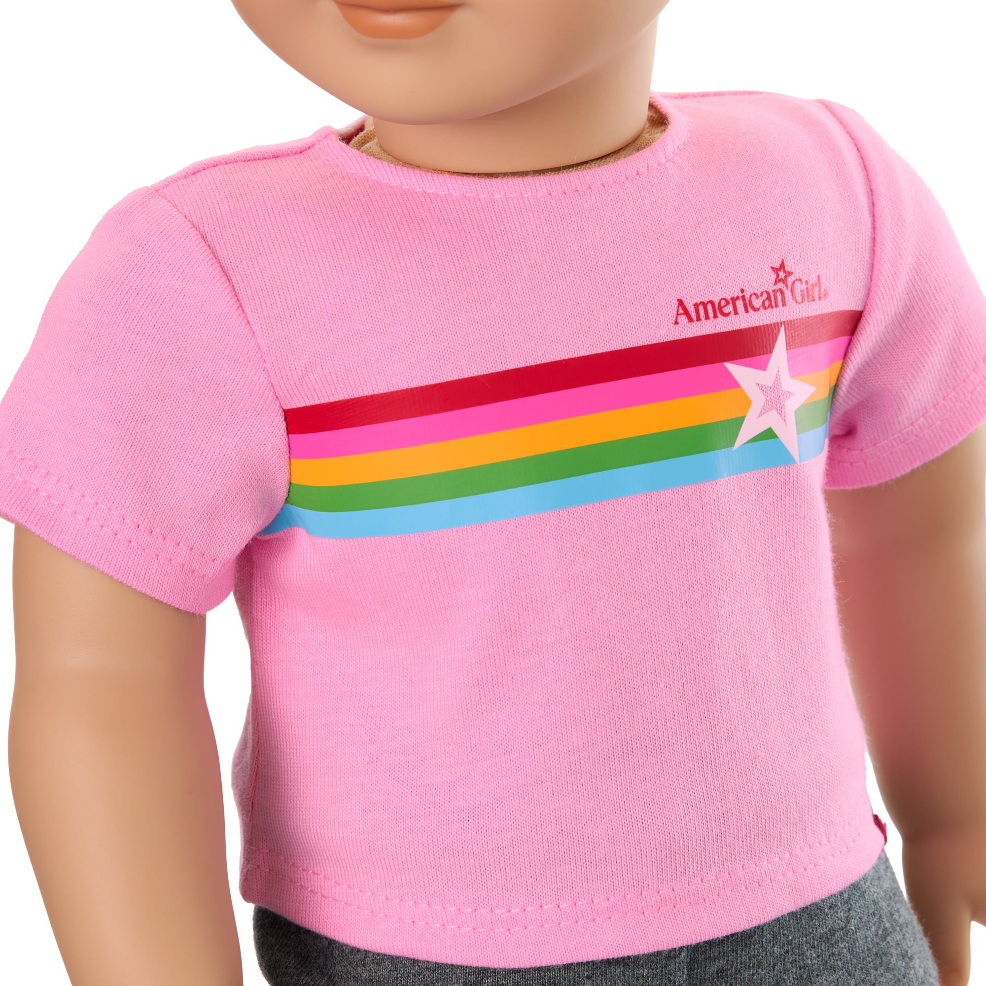 Truly Me™ 18-inch Doll #104 with straight caramel hair A5