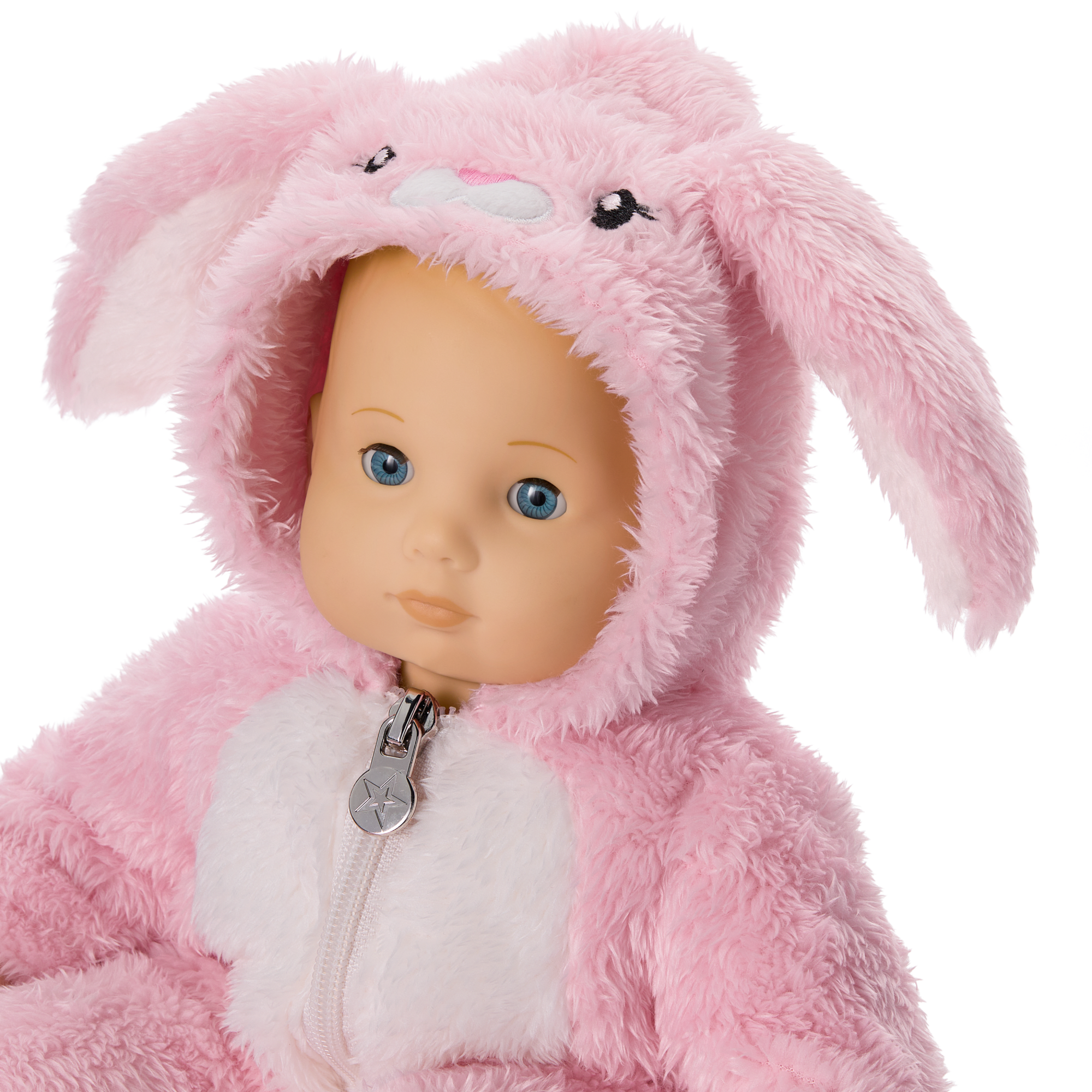 Playful Pink Bunny One-Piece Outfit for Bitty Baby® Dolls B9