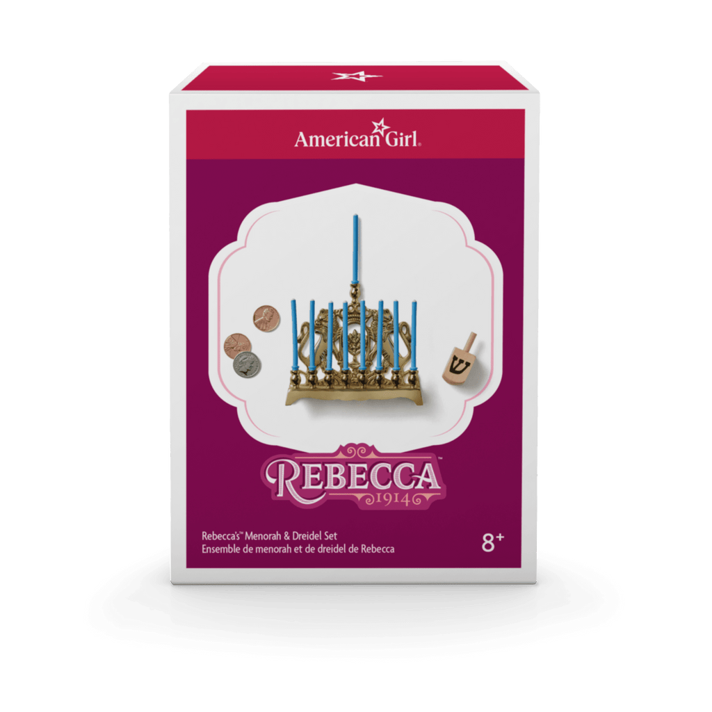 Rebecca’s™ Menorah & Dreidel Set for 18-inch Dolls (Historical Characters) C4
