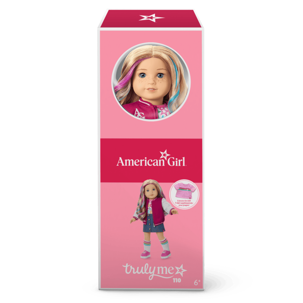 Truly Me™ 18-inch Doll #110 with wavy blonde hair A5