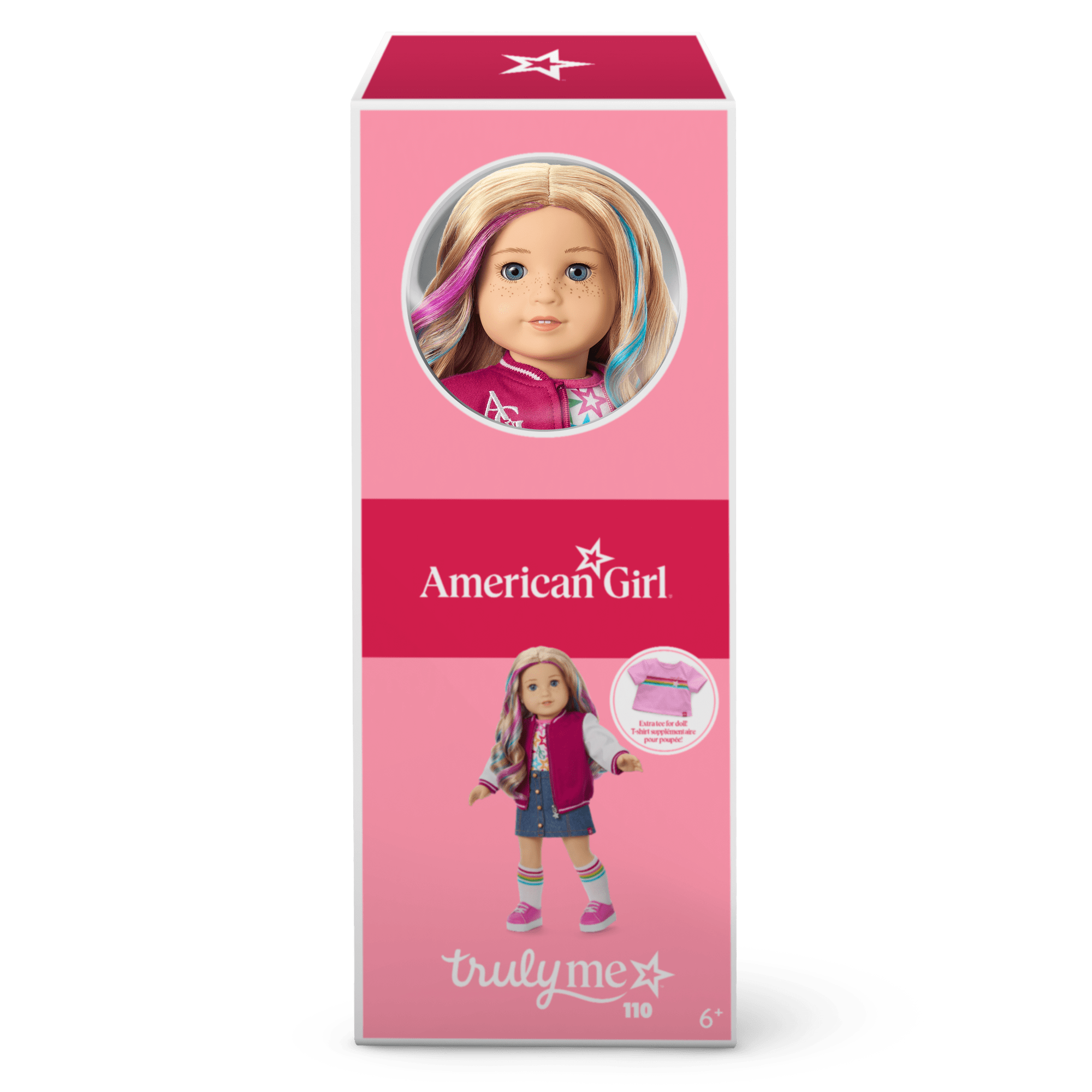 Truly Me™ 18-inch Doll #110 with wavy blonde hair A5