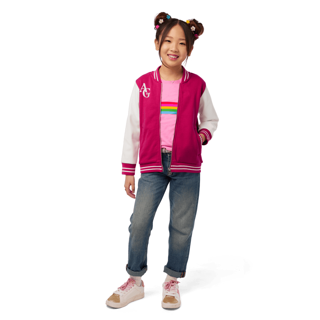 AG™ Star Squad Varsity Jacket for Girls C8