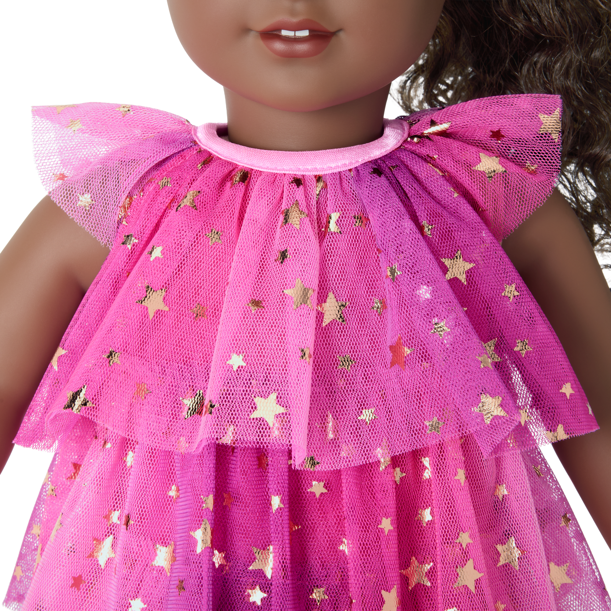 Pink Party-Ready Dress for 18-inch Dolls D5