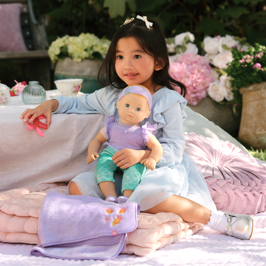 Disney Princess Ariel Cuddle & Care Set with Bitty Baby® Doll by American Girl® B1
