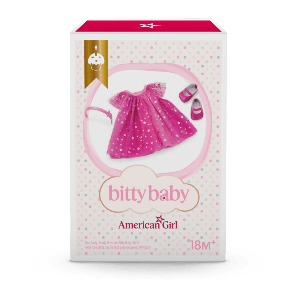 Pink Party-Ready Dress for Bitty Baby® Dolls C6