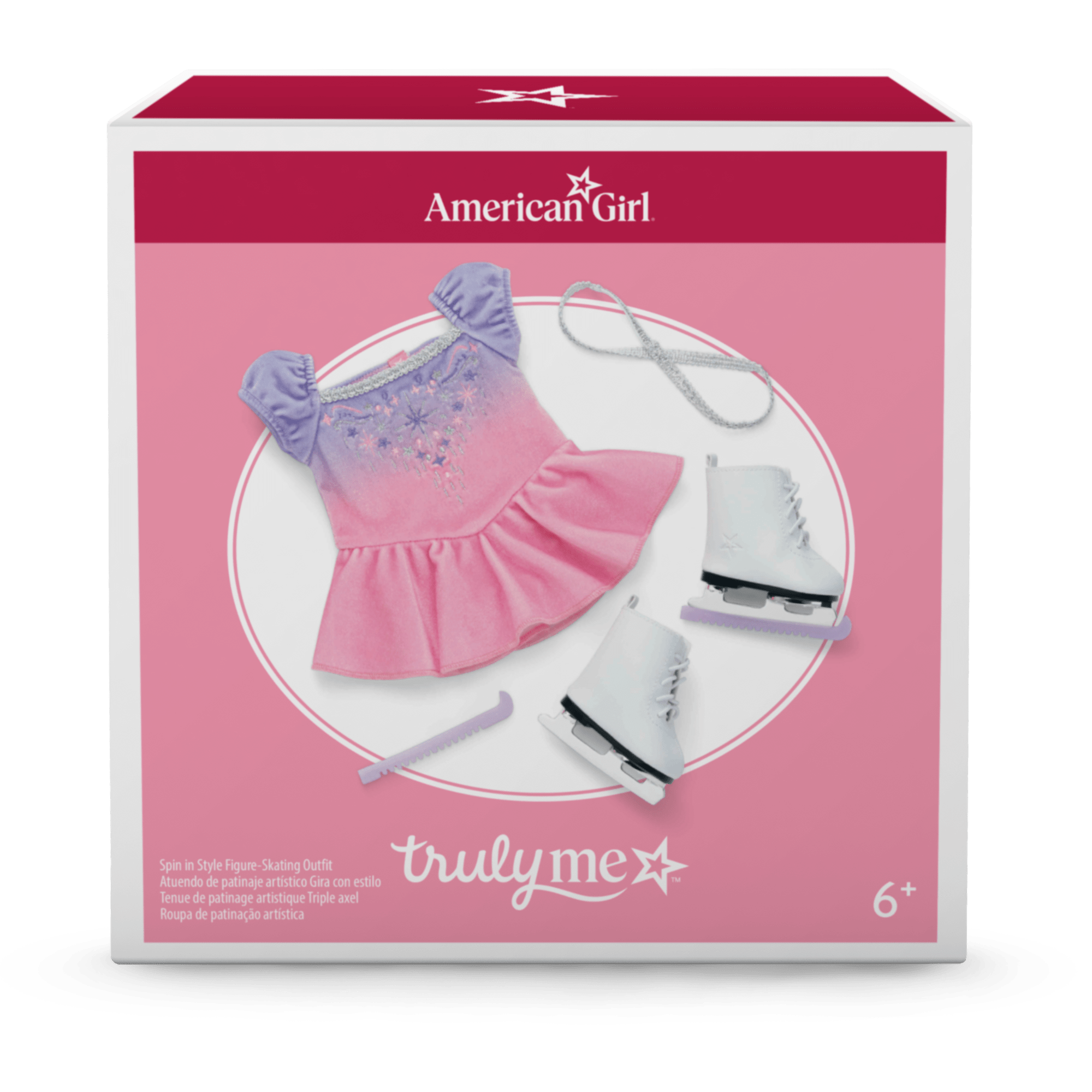 Spin in Style Figure-Skating Outfit for 18-inch Dolls F3
