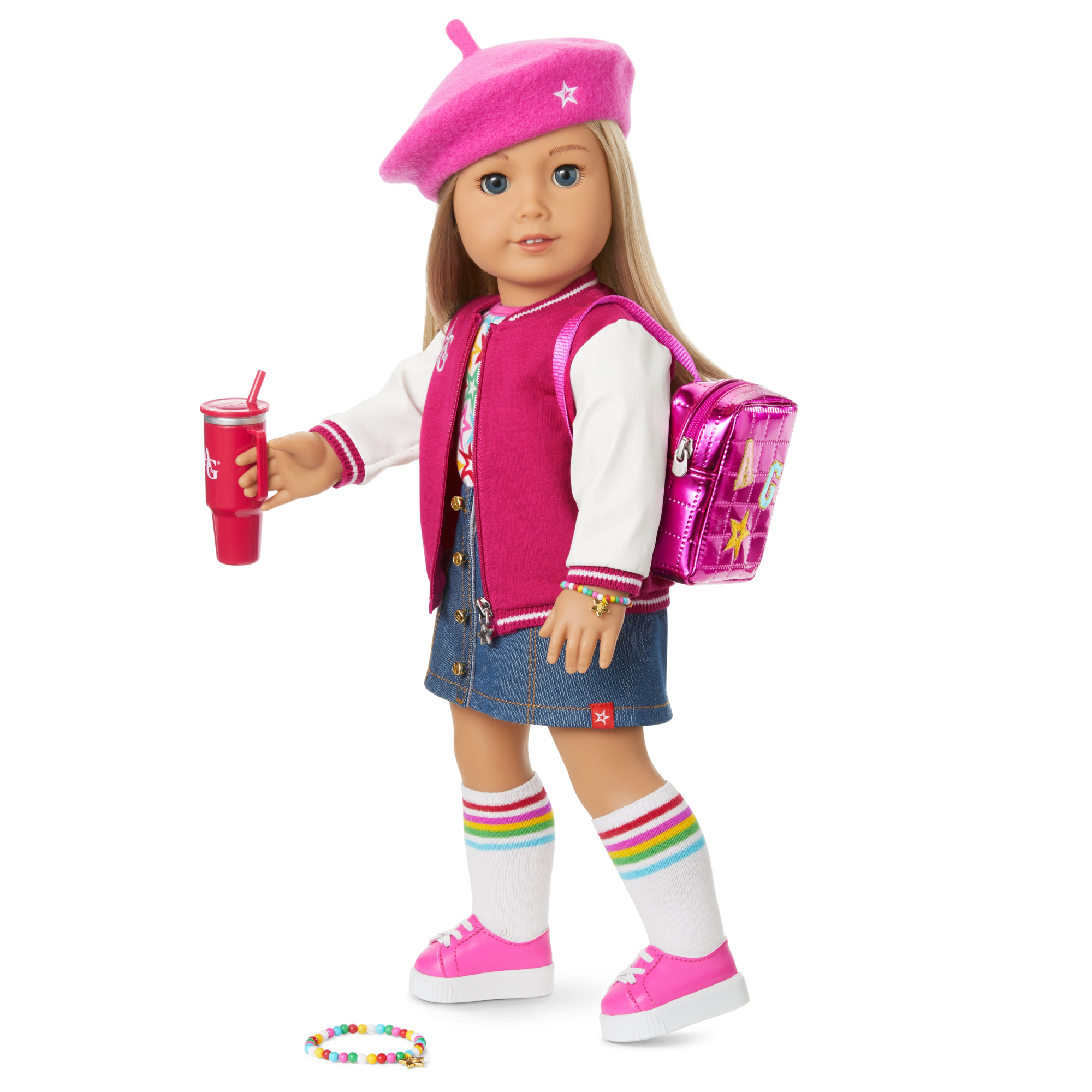 AG™ Star Squad Mini Backpack & Accessories for 18-inch Dolls E4