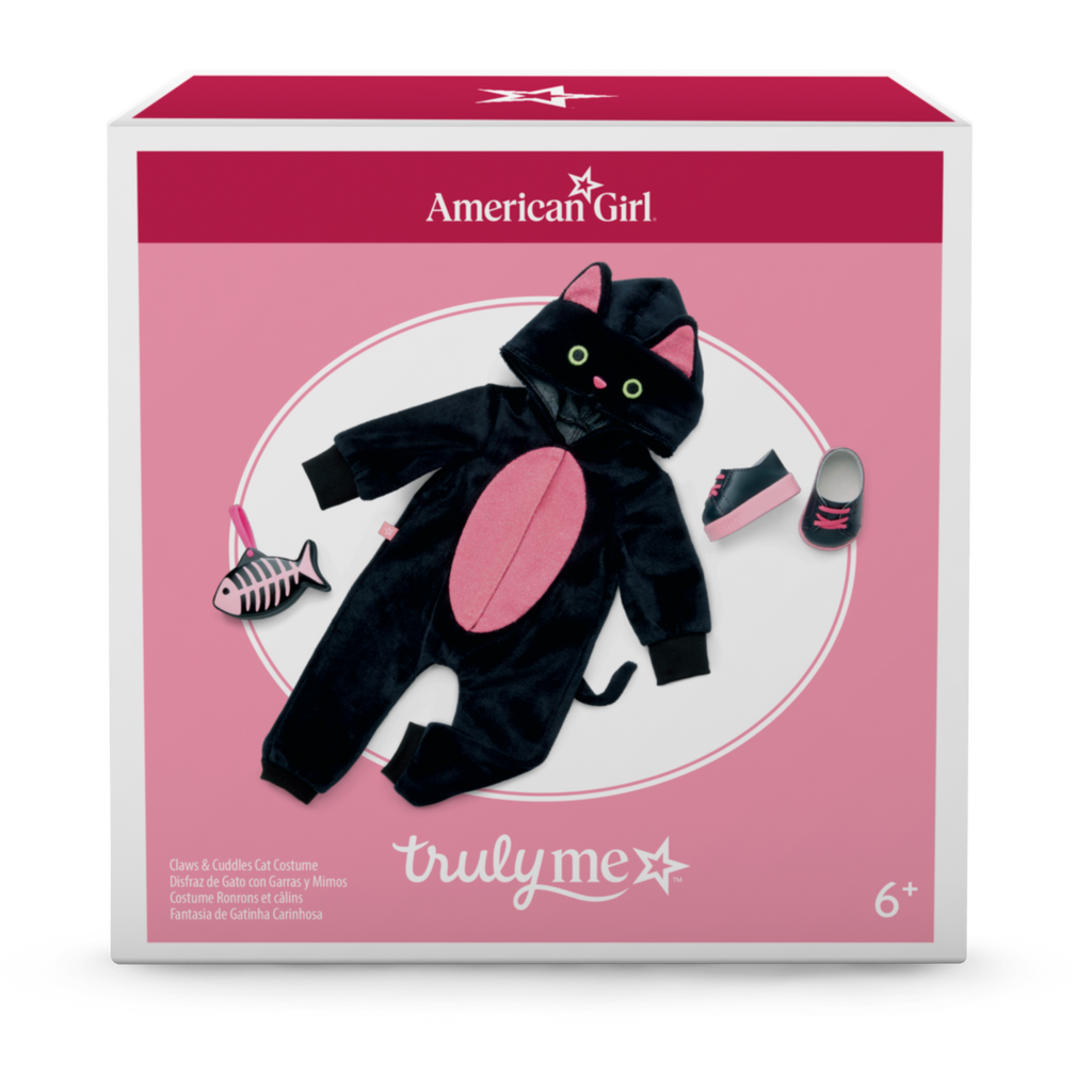 Claws & Cuddles Cat Costume for 18-inch Dolls A1