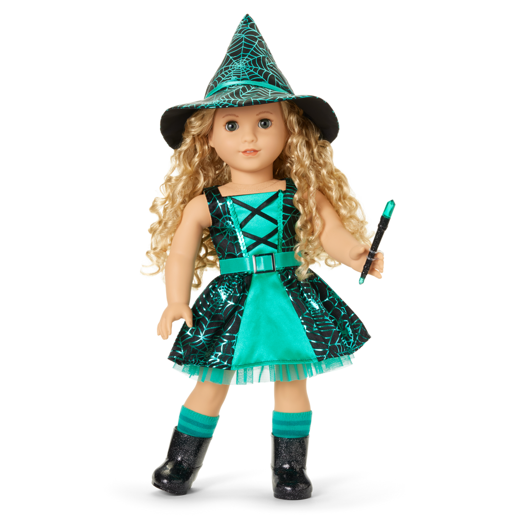 Witchy Webs Costume for 18-inch Dolls C3
