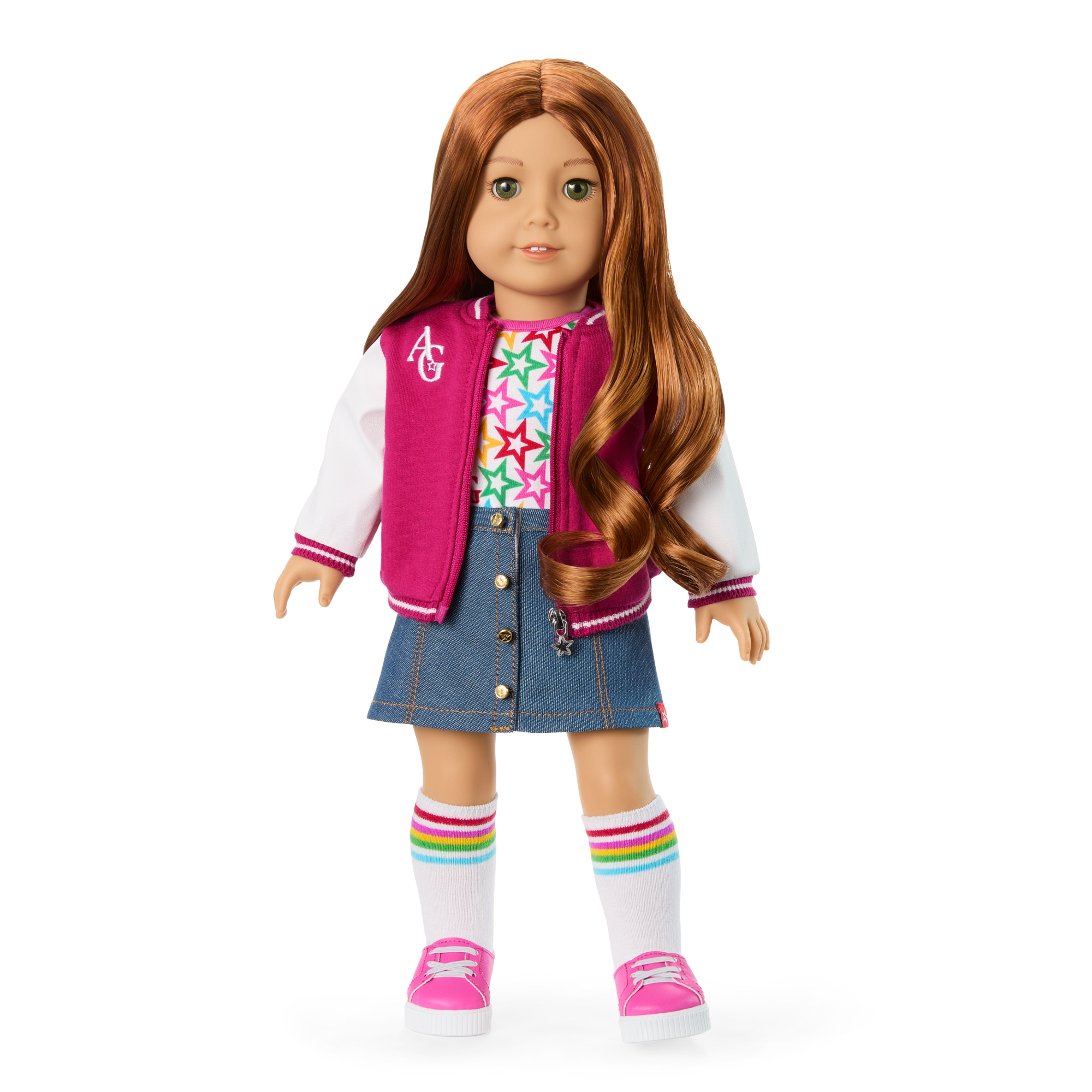 Truly Me™ 18-inch Doll #103 with wavy red hair A9