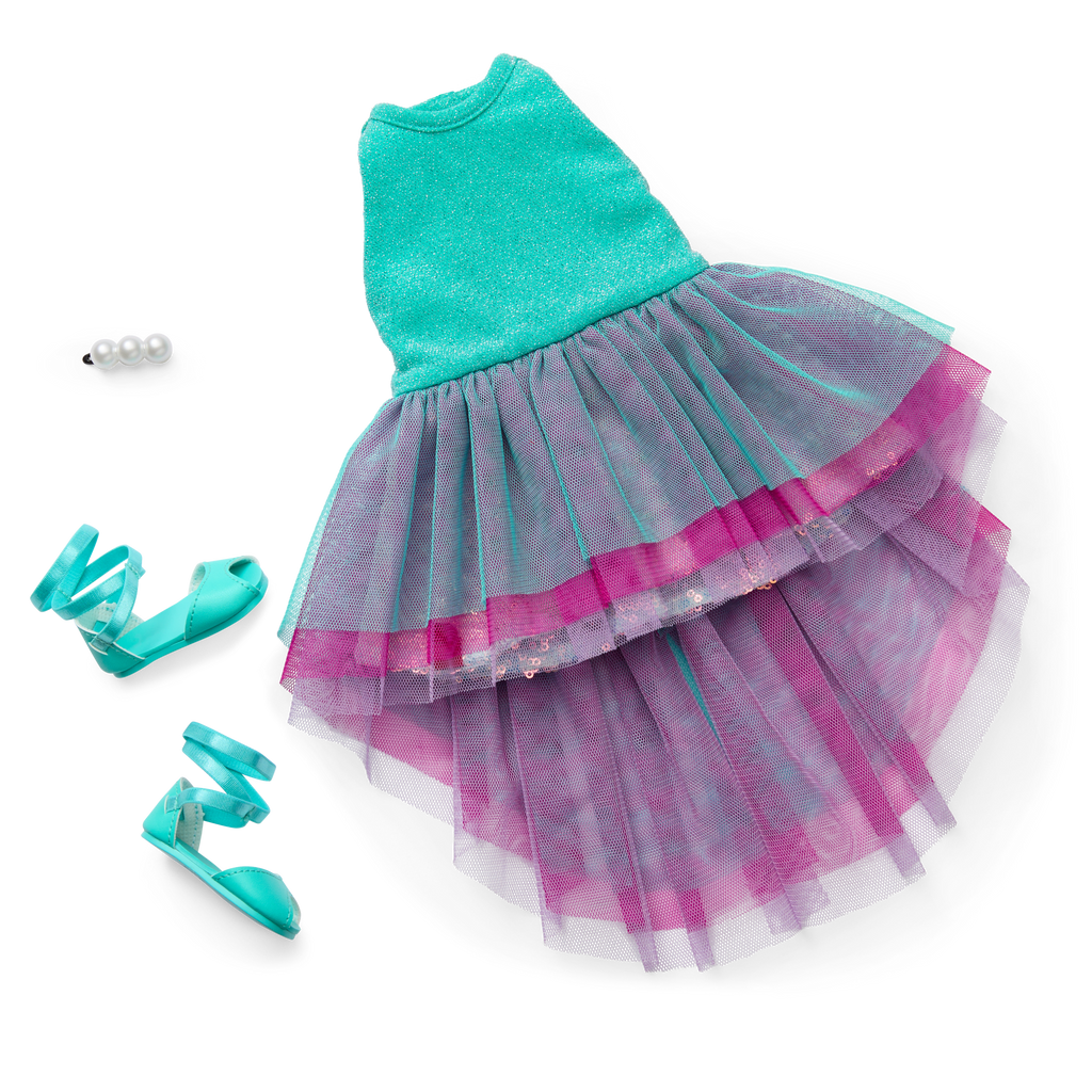 Glam Shimmering Ocean Outfit for 18-inch Dolls A3