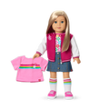 Truly Me™ 18-inch Doll #100 with straight layered blonde hair B7