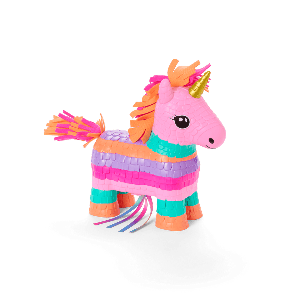 Unicorn Piñata & Party Accessories for 18-inch Dolls B1