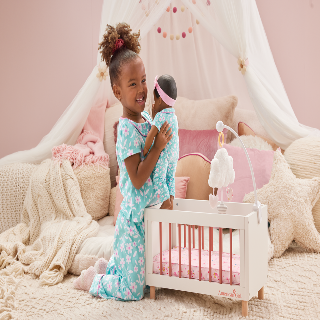 Flower Fun PJs for Little Girls (Bitty Baby®) D2