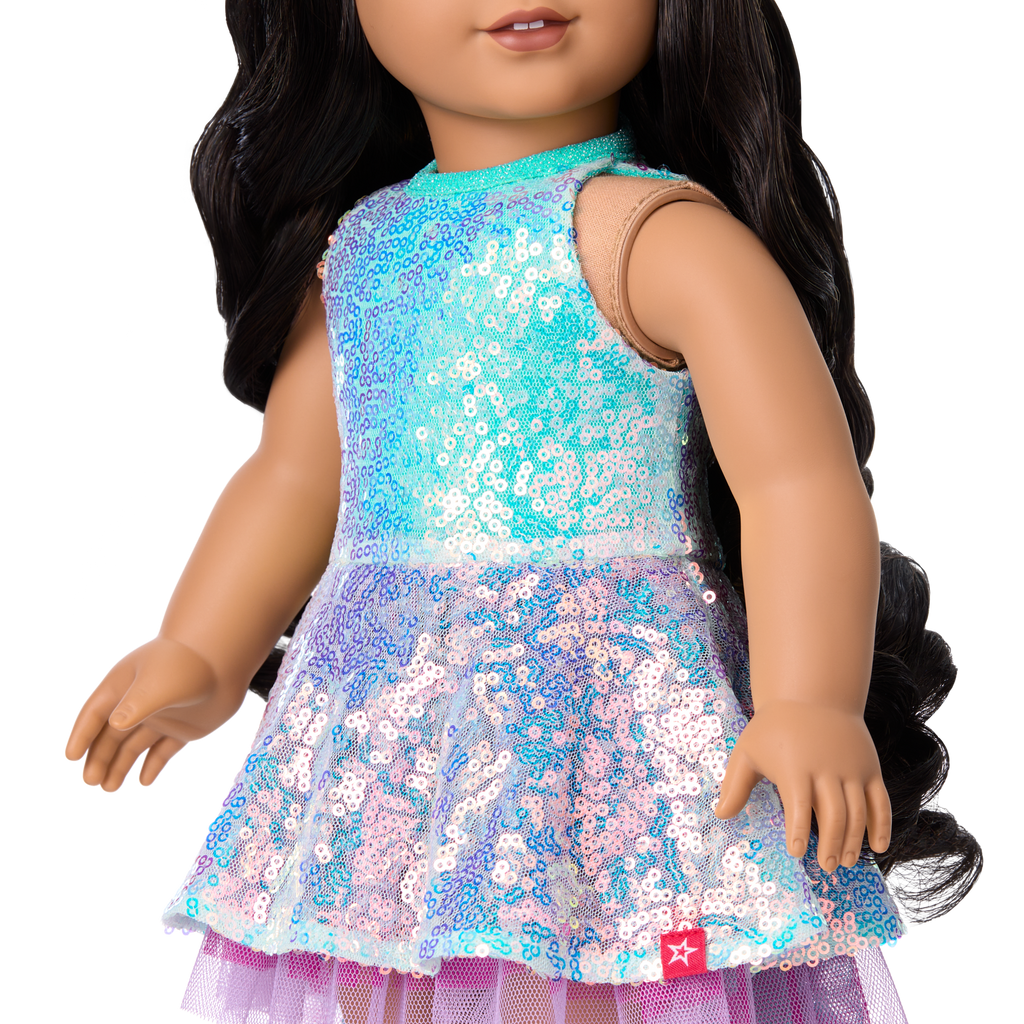 Glam Shimmering Ocean Outfit for 18-inch Dolls A3