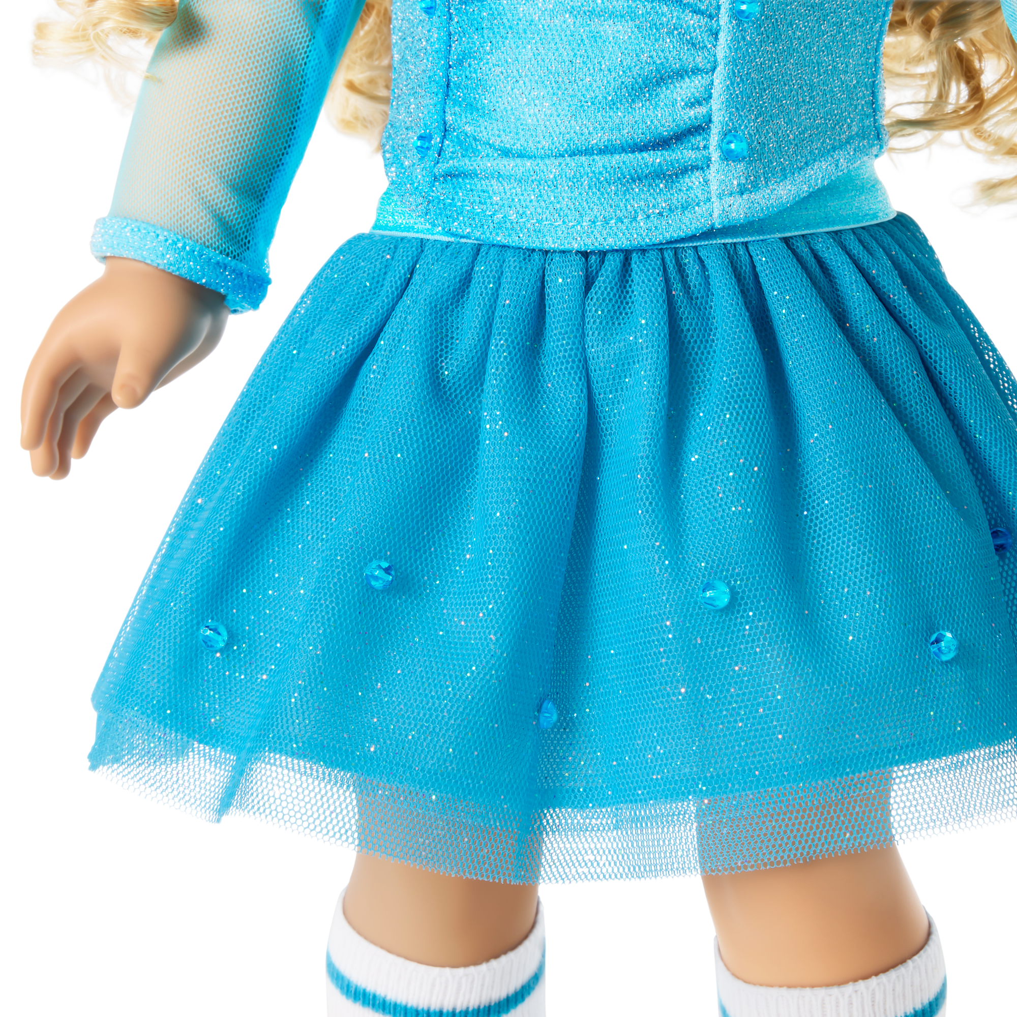 December Blue Brilliance Topaz Outfit for 18-inch Dolls A8