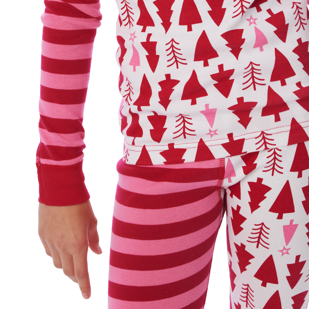 American Girl® x Hanna Andersson Holiday Treetops Pajamas for Little Girls & Girls F4