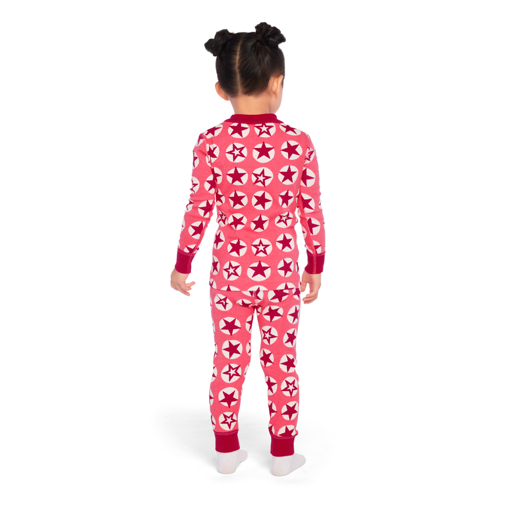 American Girl® x Hanna Andersson Berry Bright Stars Pajamas for Little Girls & Girls C9