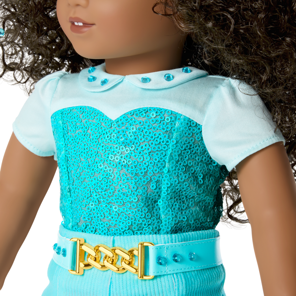 March Aquamarine Dream Outfit for 18-inch Dolls C9