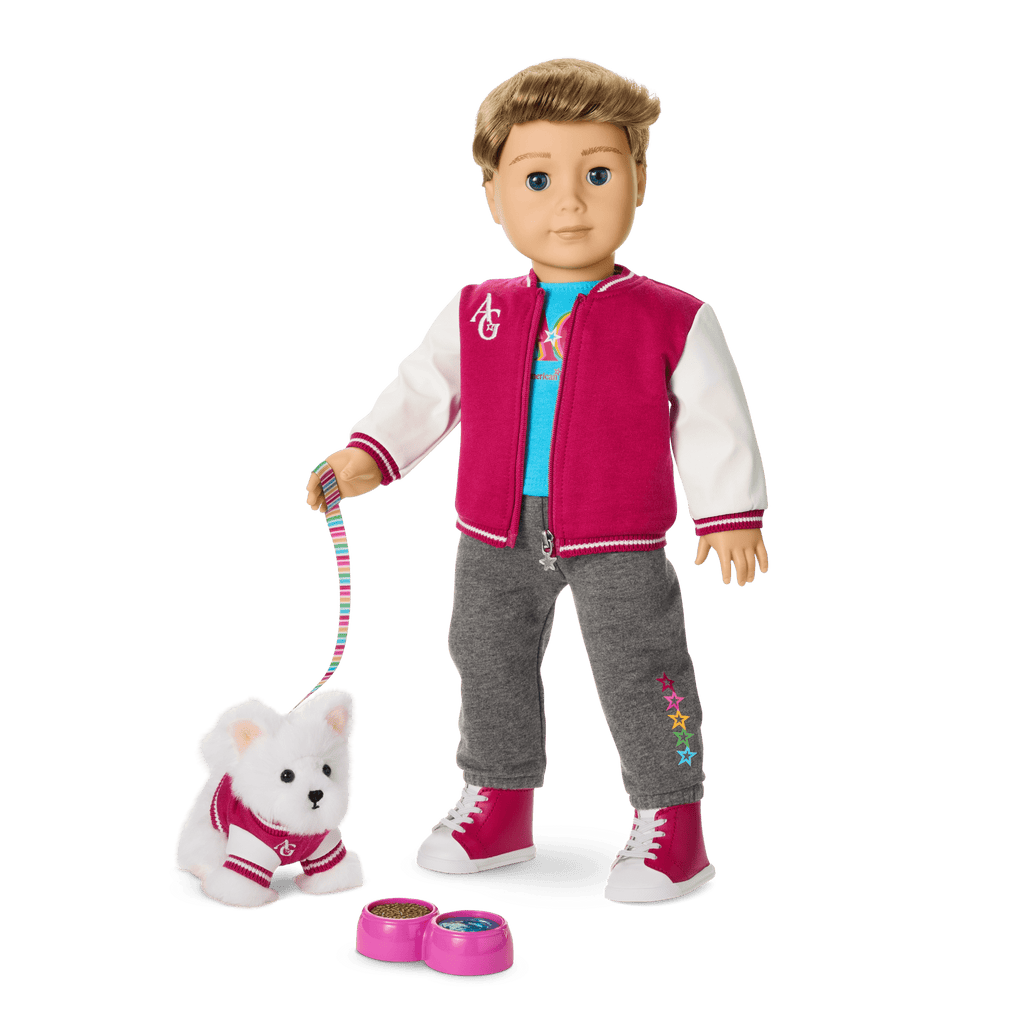 Truly Me™ 18-inch Doll #104 with straight caramel hair A5