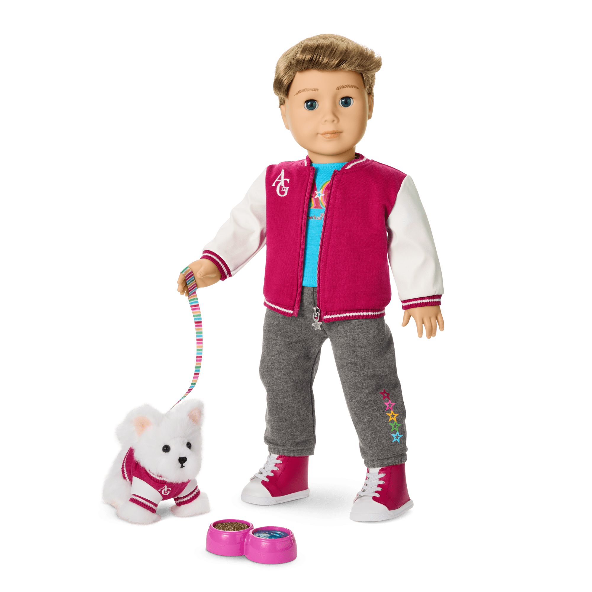 Truly Me™ 18-inch Doll #104 with straight caramel hair A5