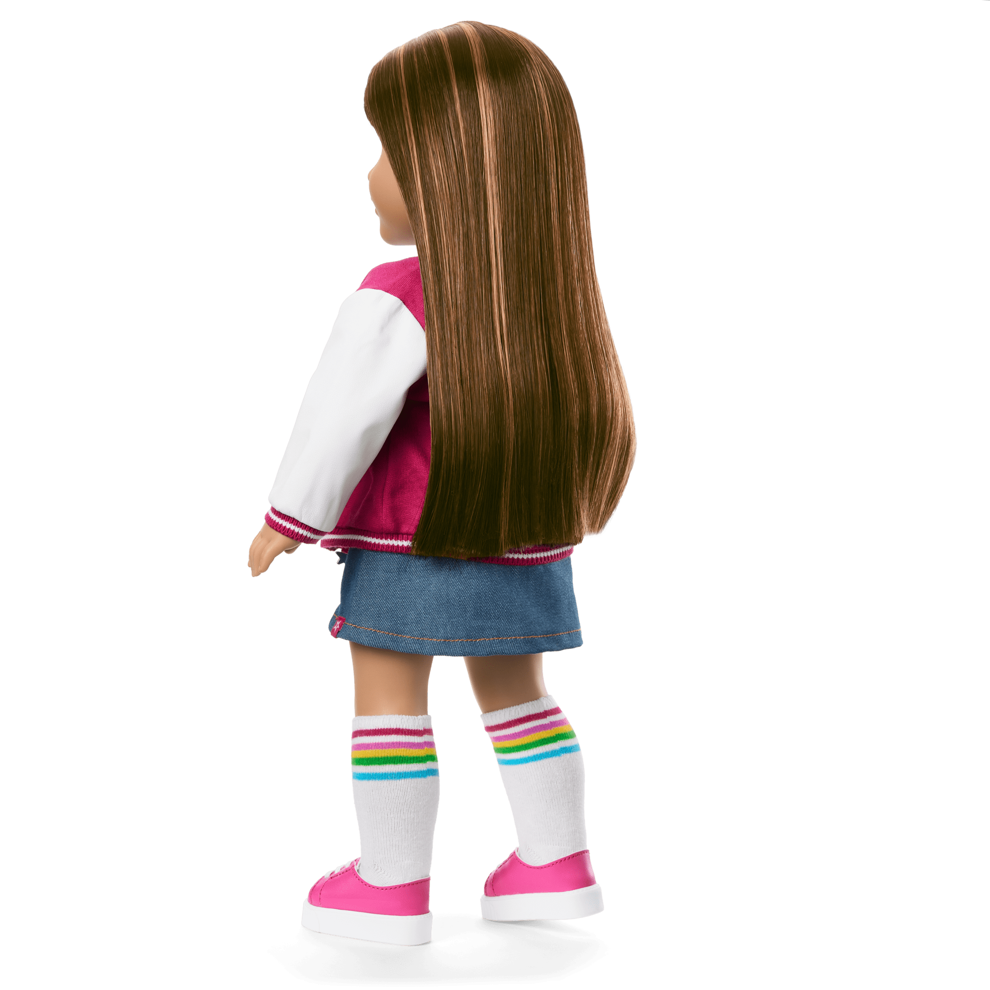 Truly Me™ 18-inch Doll #122 with straight dark-brown hair F2