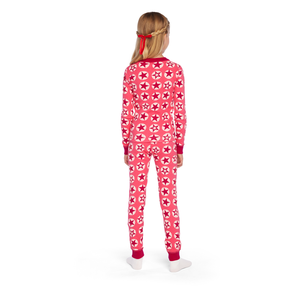 American Girl® x Hanna Andersson Berry Bright Stars Pajamas for Little Girls & Girls C9