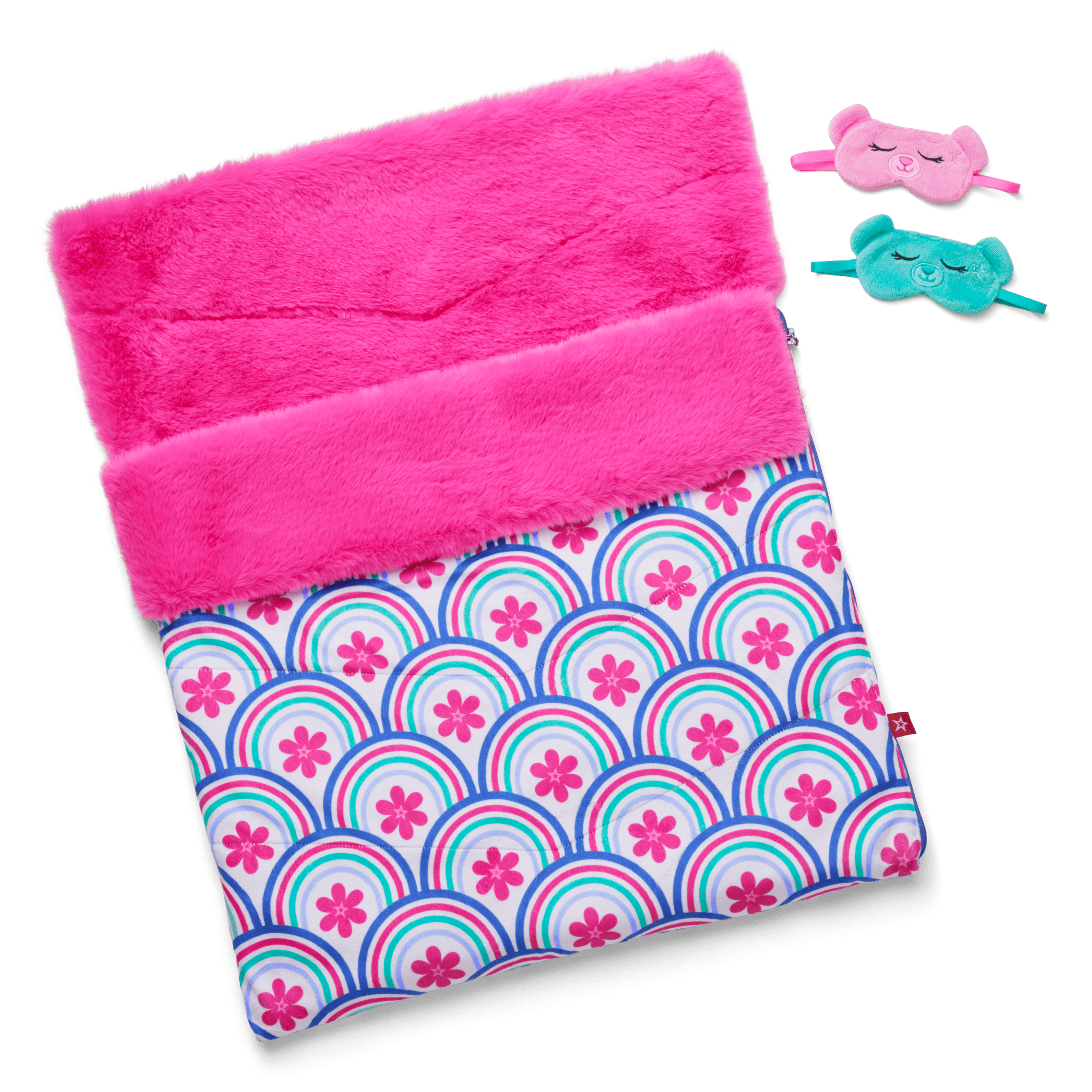 Best Sleepover Ever! Sleeping Bag Set for Two 18-inch Dolls F8