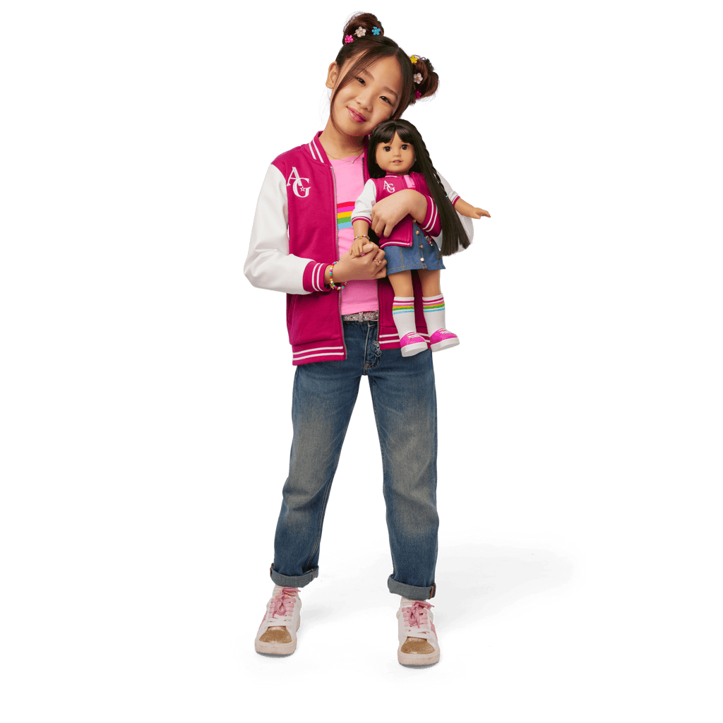 AG™ Star Squad Varsity Jacket for Girls C8