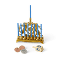 Rebecca’s™ Menorah & Dreidel Set for 18-inch Dolls (Historical Characters) C4