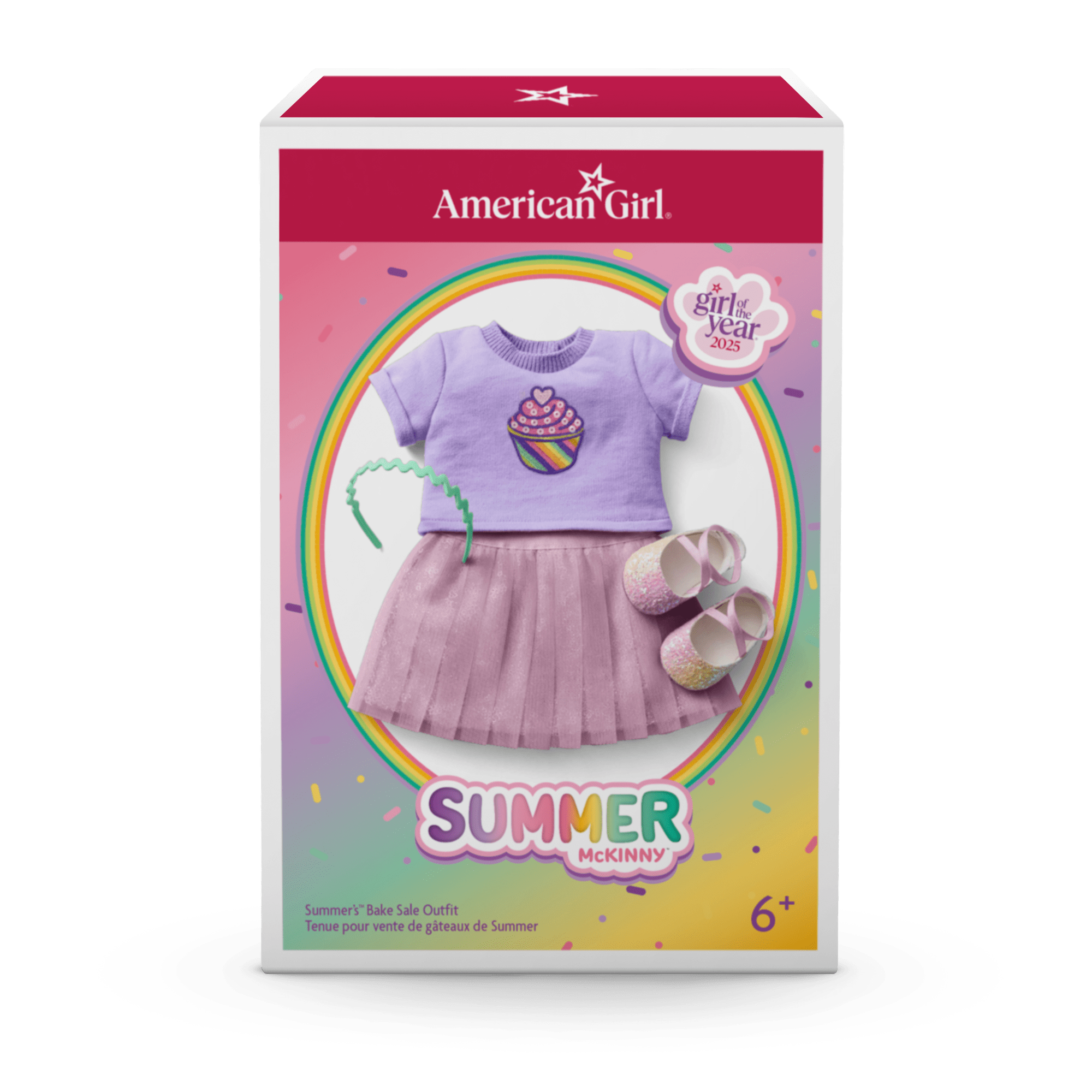 Summer’s™ Bake Sale Outfit for 18-inch Dolls (Girl of the Year™ 2025) F8